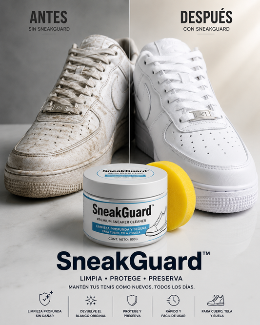 SneakGuard Limpia, Protege y Preserva Tus Tenis