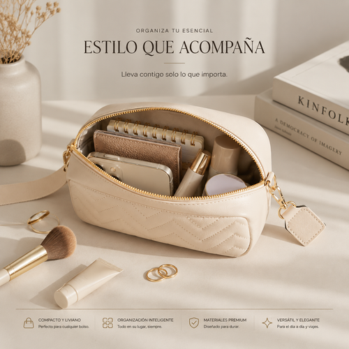 Bandolera Diamond Luxe™  Elegancia Compacta Para Tu Día